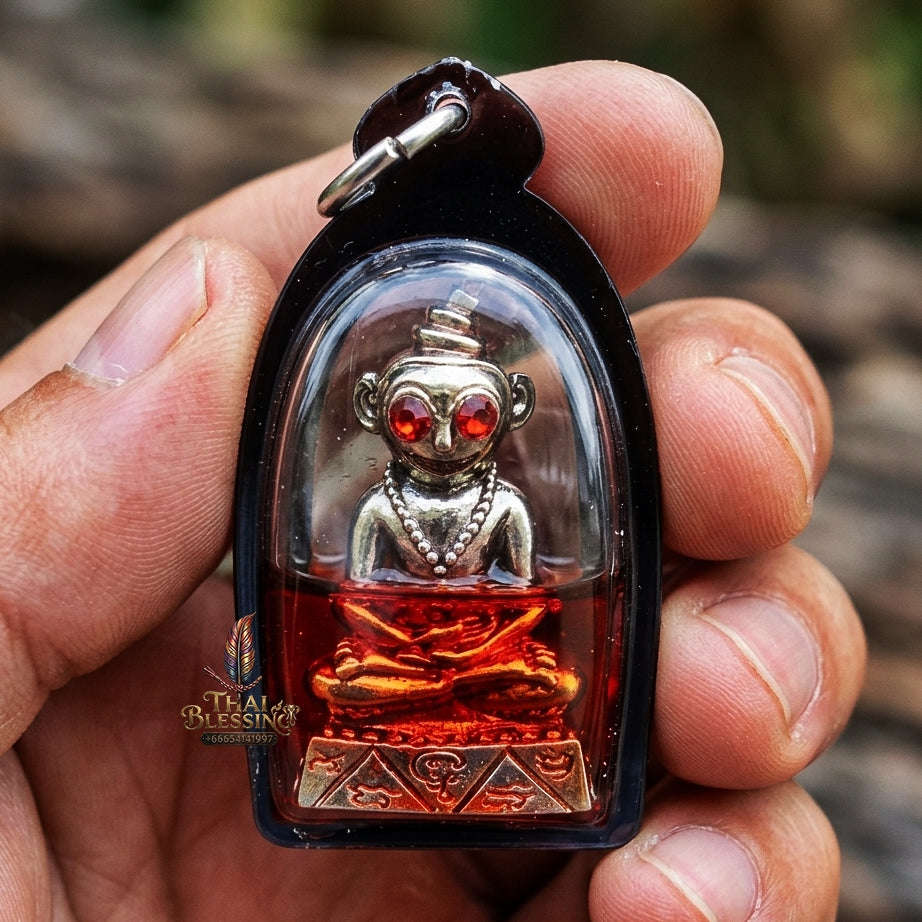 Authentic Thai Sacred Phraya Ngang Chao Saneh Phitsawat Amulet - for Supreme Saneh Charm, Wealth Fortune & Invulnerability Protection Thai Blessing Co By RURUECHA