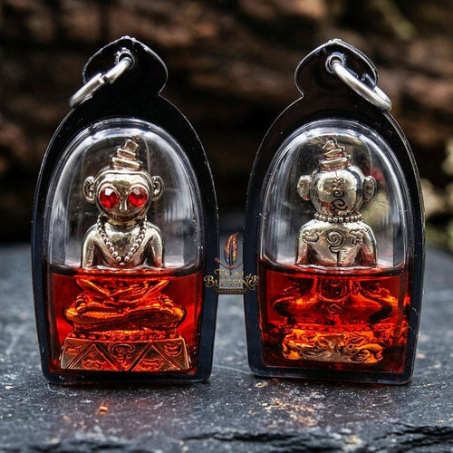 Authentic Thai Sacred Phraya Ngang Chao Saneh Phitsawat Amulet - for Supreme Saneh Charm, Wealth Fortune & Invulnerability Protection Thai Blessing Co By RURUECHA