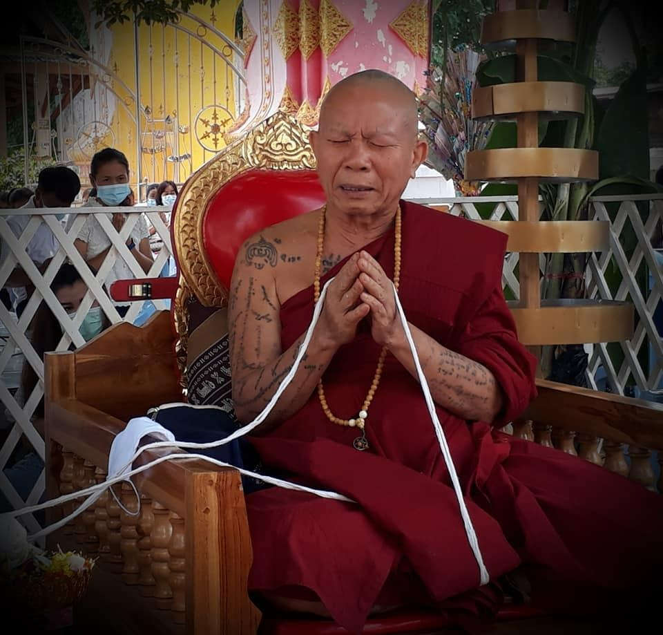 Authentic Thai Sacred Yantra Cloth "Grand Master Lersi Phetchalukan" Victorious Over Evil & Enemy Vanquishing Edition (A3 Size) by Ruen Phra Phetchalukan Pichai Songkhram Thai Blessing Co By RURUECHA