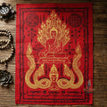 Authentic Thai Sacred Yantra Cloth "Luang Pho Yai - 9 Naga Wealth Treasure Edition 2021" (30 x 40 cm) Thai Blessing Co By RURUECHA