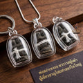 Authentic Thai Shan Love Charm "In Khoo Lek" - Black Herbal Powder & Sacred Thread Bound Lovers Amulet
