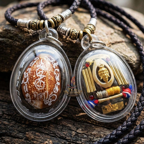 Authentic Thai Sorcery Amulet "Bia Gae Pho Kae - Chok Dee Mai Mee Jon" - Supreme Wealth Attraction, Black Magic Protection & Karma Reversal Thai Blessing Co By RURUECHA