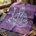 Authentic Thai Sorcery Cloth "Puu Chao Samingphrai Maha Saneh Muen Yant BE 2569" - Sacred Purple & Gold Yantra Cloth Talisman Thai Blessing Co By RURUECHA