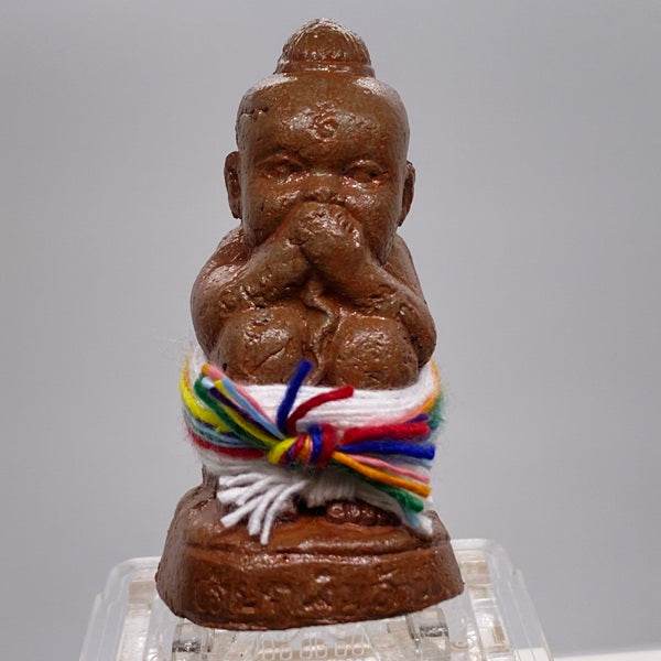 Gumarn Duad Rok Millionaire Wealth Amulet - Blessed by Kruba Baeng for Abundance and Prosperity ฺBrown