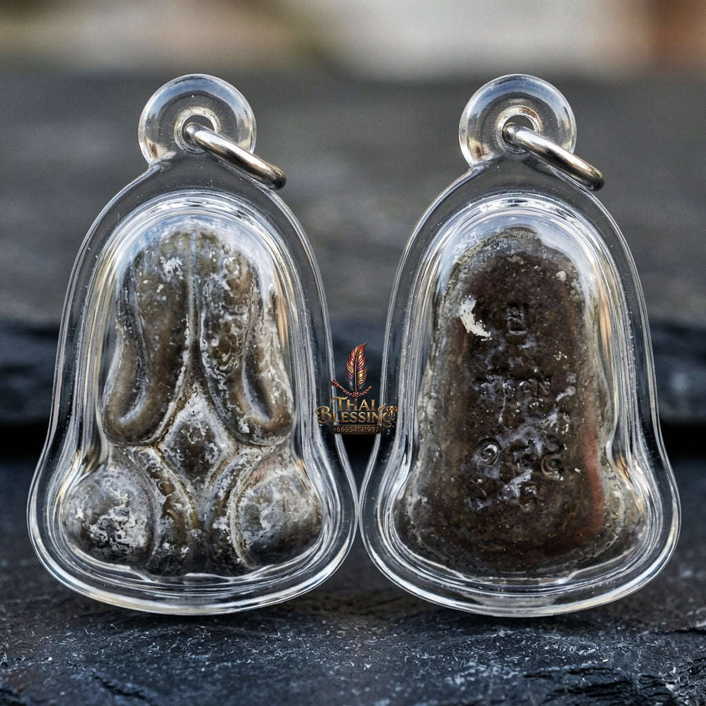 Authentic Thai Wealth Amulet "Phra Pidta Phokasap BE 2564" - Sacred Lead Alloy Wealth & Protection Talisman