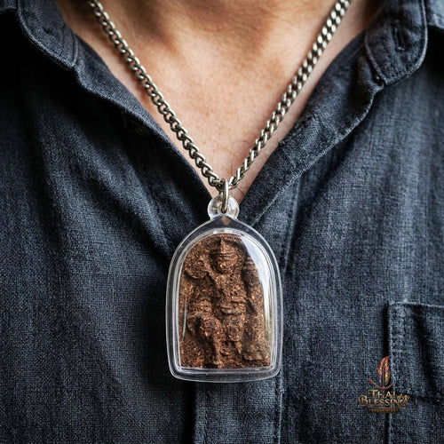Authentic Thai Wealth Amulet "Phra Sivali Riding Goat BE 2569" - Ancient Sacred Medicine & Herbal Powder with Takrut Scroll Thai Blessing Co By RURUECHA