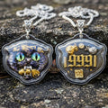 Authentic Thai Wealth-Beckoning Cat Amulet "Maew Riak Sap Sacred Powder Pendant" Consecrated by Ajarn Sat at Ruen Sat Setthi B.E. 2569 (2026) Thai Blessing Co By RURUECHA