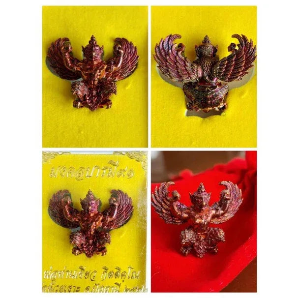 🦅 THE CELESTIAL CONQUEROR: PHYA KRUT ✨ The Sovereign Garuda: Por Tan Khiao "Mongkol Baramee 91" – The Symbol of Supreme Authority & Invincible Protection Rainbow sparkle