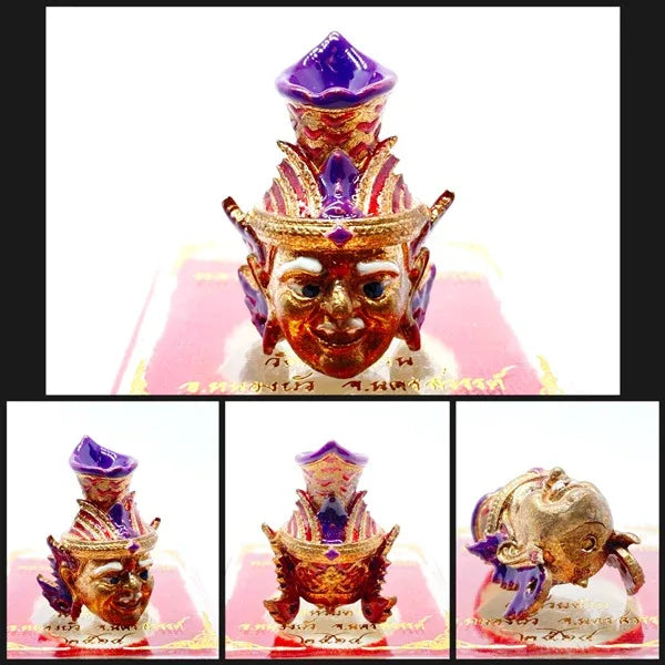 🧘‍♂️✨ Supreme Elder Sage Head Amulet – Chatkan Bu Cha Kru Punyagam Edition for Ultimate Blessings & Protection