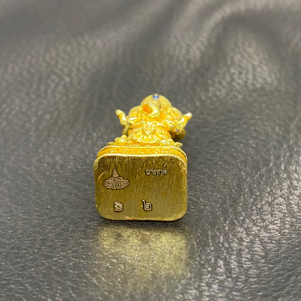 Ganesha 3-Headed Amulet – Maha Baramee Edition by Luang Pho Phat, Wat Huai Duan