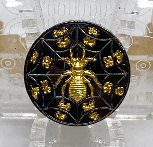 🕷️ “Mega Fortune Spider Coin – Great Wealth & Tycoon Luck Medallion by Khru Ba Baeng, Wat Ban Tanod, Nakhon Ratchasima”
