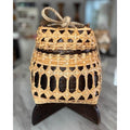 Bamboo Sticky Rice Box - Authentic Thai Craftsmanship เคลือบล้อมหวาย