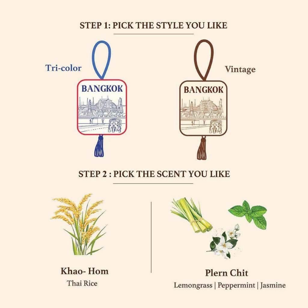 Bangkok Herbal Gift Set for Relaxation and Wellness with Authentic Thai Aroma
