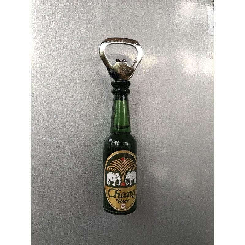 Beer Bottle Opener Fridge Magnet Set - Fun and Functional Kitchen Accessory ช้าง 3.5x3.5x14cm.