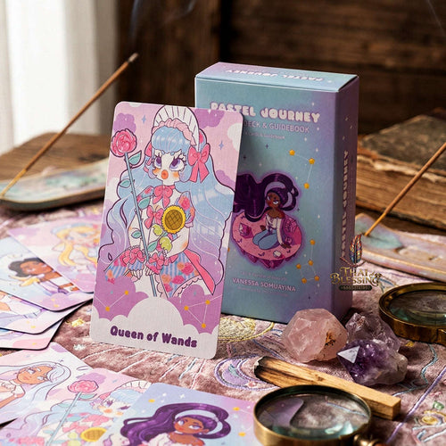 Best Rider-Waite Tarot Deck for Beginners - 78-Card Classic Tarot Cards Set with Guidebook | Top Rated Fortune Telling & Tabletop Divination Spiritual Art Collectible Thai Blessing Co By RURUECHA