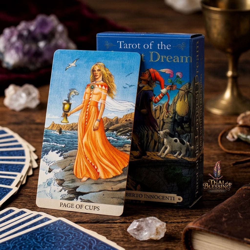 Best Rider-Waite Tarot Deck for Beginners - 78-Card Classic Tarot Cards Set with Guidebook | Top Rated Fortune Telling & Tabletop Divination Spiritual Art Collectible Thai Blessing Co By RURUECHA