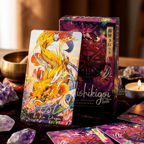 Best Rider-Waite Tarot Deck for Beginners - 78-Card Classic Tarot Cards Set with Guidebook | Top Rated Fortune Telling & Tabletop Divination Spiritual Art Collectible Thai Blessing Co By RURUECHA