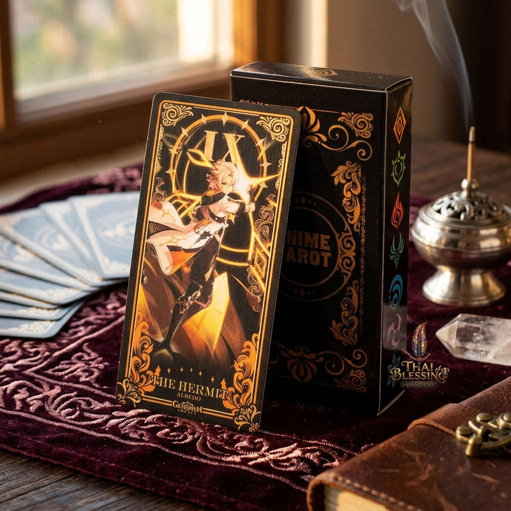 Best Rider-Waite Tarot Deck for Beginners - 78-Card Classic Tarot Cards Set with Guidebook | Top Rated Fortune Telling & Tabletop Divination Spiritual Art Collectible Thai Blessing Co By RURUECHA