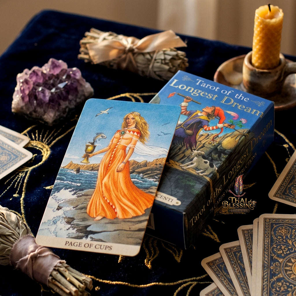 Best Rider-Waite Tarot Deck for Beginners - 78-Card Classic Tarot Cards Set with Guidebook | Top Rated Fortune Telling & Tabletop Divination Spiritual Art Collectible Thai Blessing Co By RURUECHA