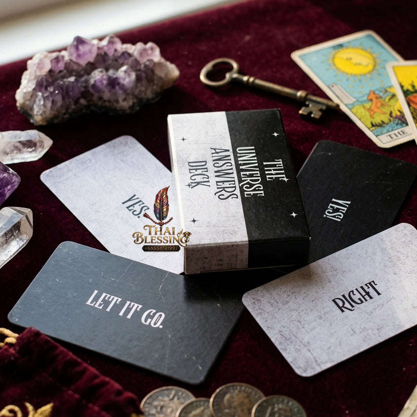 Best Rider-Waite Tarot Deck for Beginners - 78-Card Classic Tarot Cards Set with Guidebook | Top Rated Fortune Telling & Tabletop Divination Spiritual Art Collectible Thai Blessing Co By RURUECHA