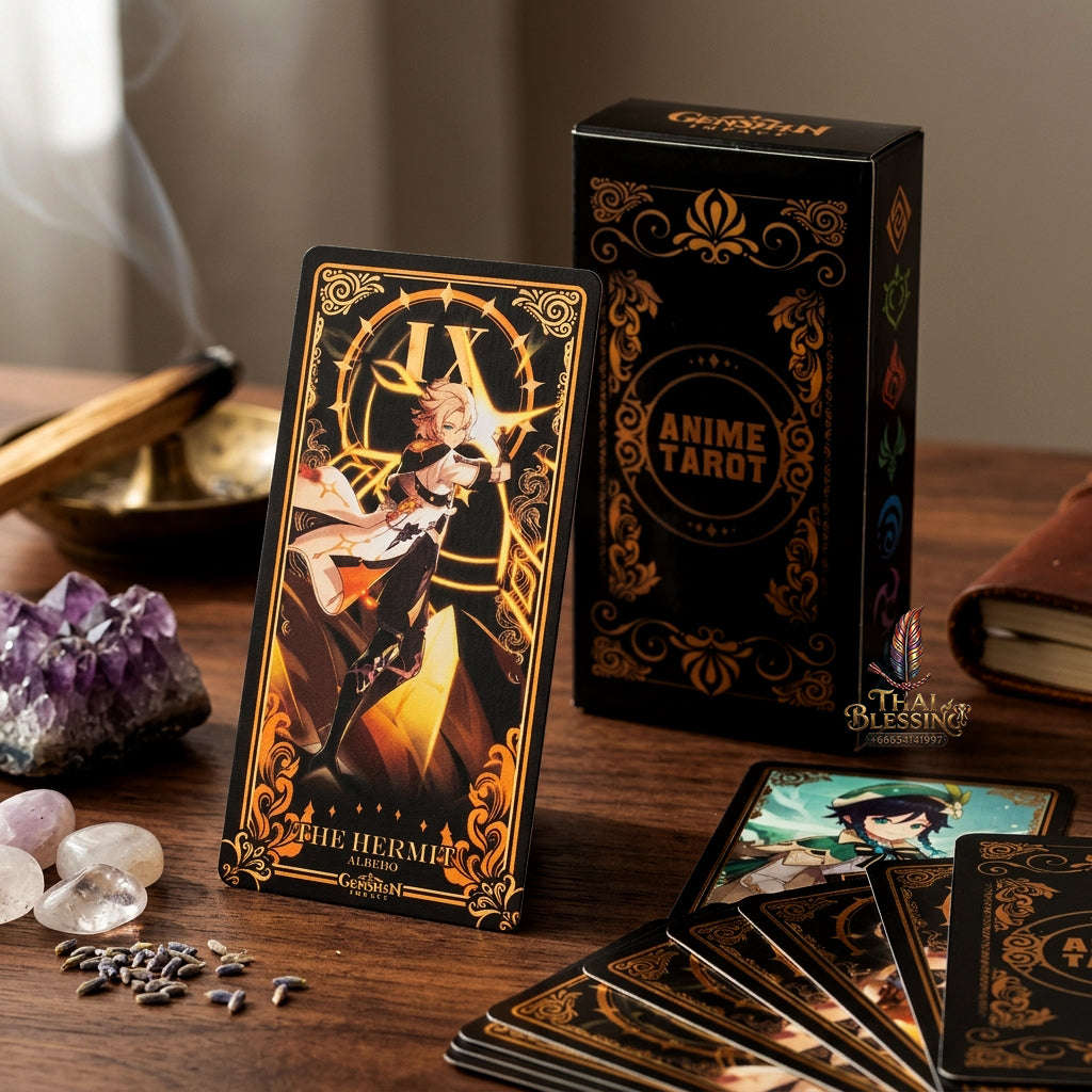 Best Rider-Waite Tarot Deck for Beginners - 78-Card Classic Tarot Cards Set with Guidebook | Top Rated Fortune Telling & Tabletop Divination Spiritual Art Collectible Thai Blessing Co By RURUECHA