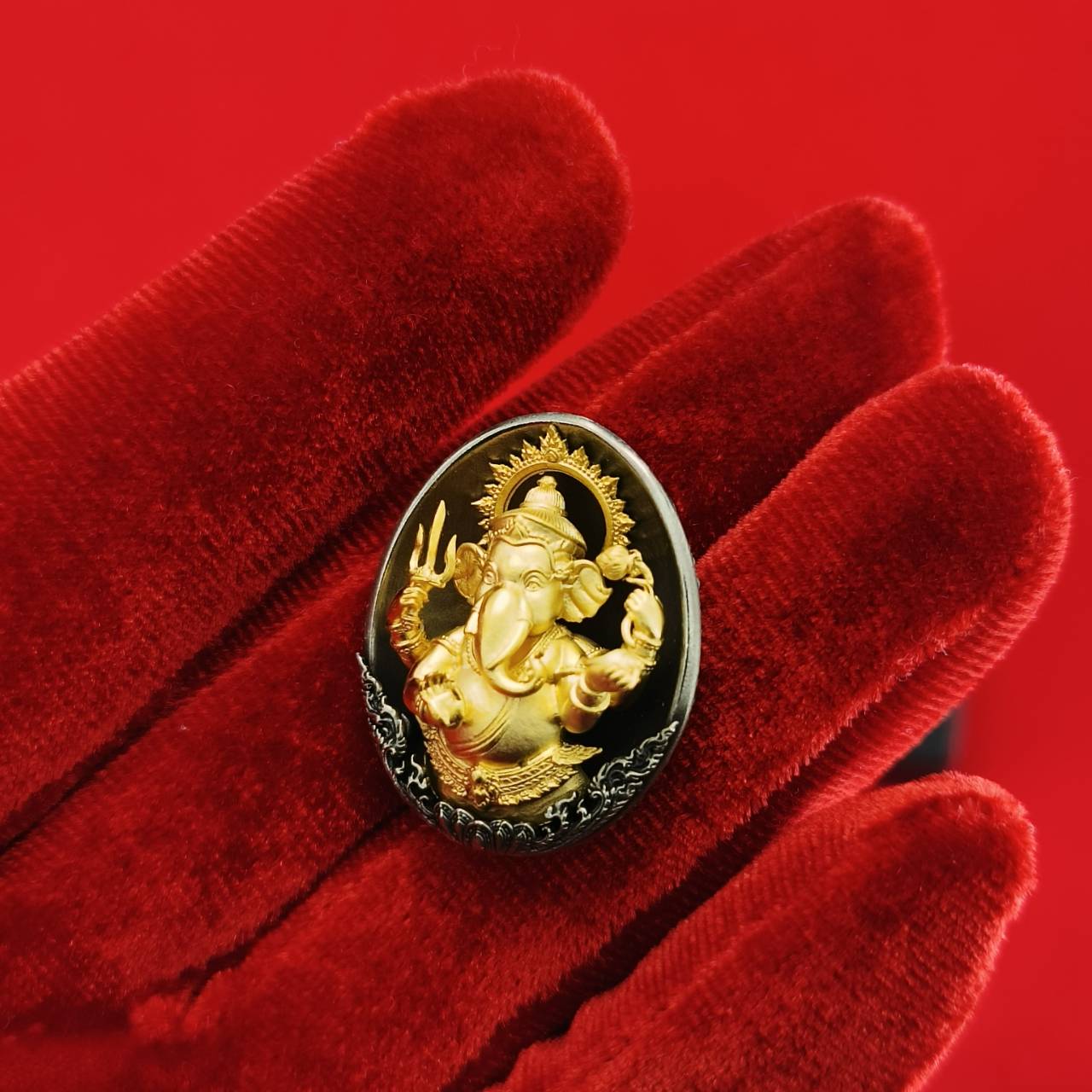 Ganesha Kanapathi Amulet – Blessed by Luang Pu Yoon, Wat Nong Pa Mak