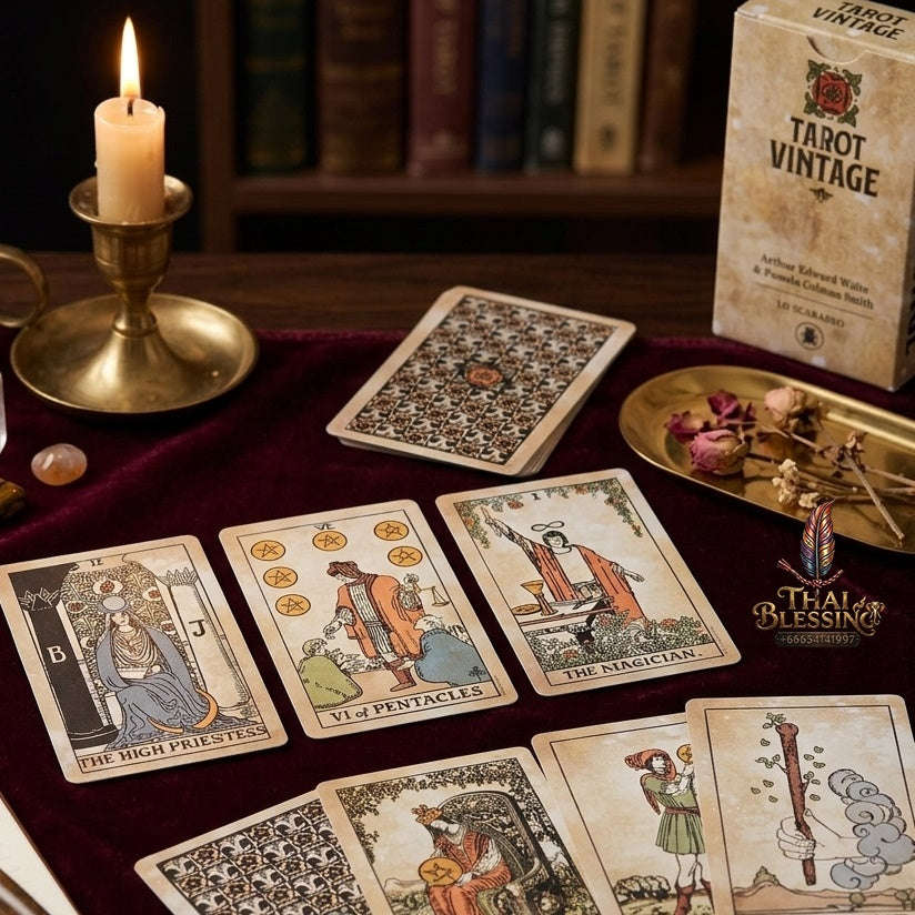 ✨ Big Size 12x7cm Vintage Tarot Cards: 78 Rider Deck Oracle English Visions Divination Edition Board & Family Party Game