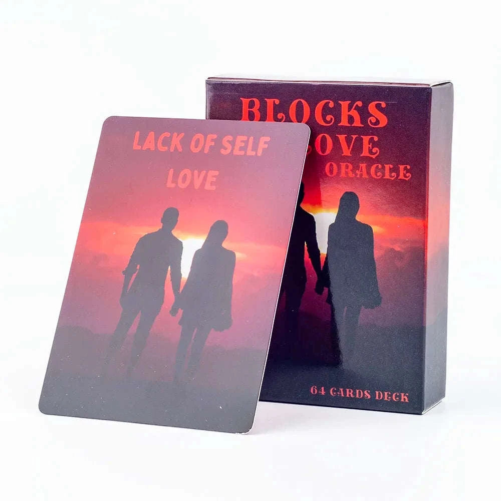 Blocks to Love Oracle Tarot Deck - 64-Card Deck for Soulmate Connections and Romantic Guidance