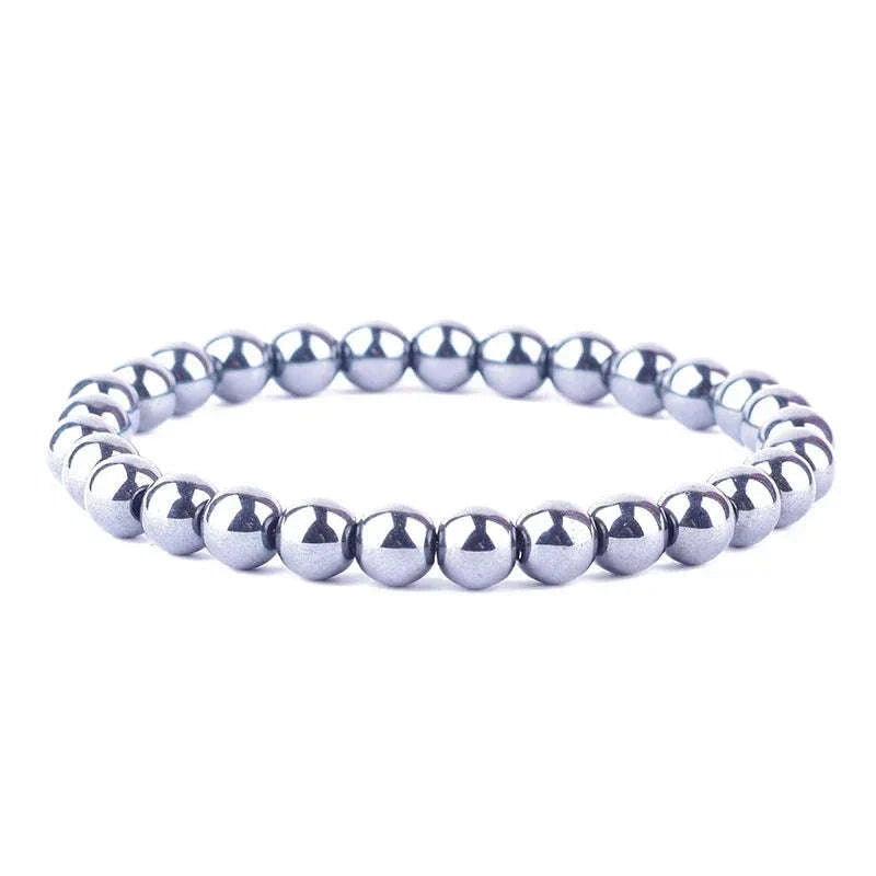 ✨ Bohemian Therapeutic Magnetic Hematite Bracelet – Homme Body Slimming & Weight Loss Health Care Jewelry – Couple Bangle Gift for Women 18