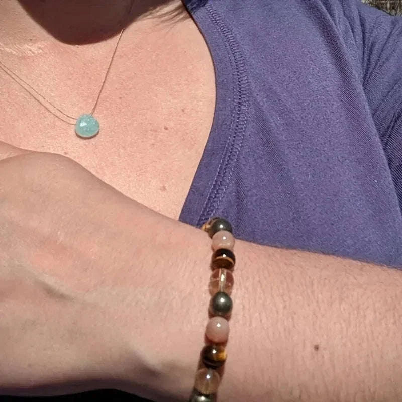 ✨ Boho Multicolor Stone Bead Patchwork Bracelet – Perfect Jewelry Gift for Free-Spirited Style