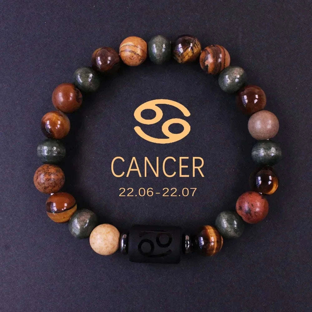 ✨ Boho Natural Stone Tiger’s Eye Bracelet – Unisex Jewelry for Women & Men – Unique Birthday & Christmas Gift for Boyfriend