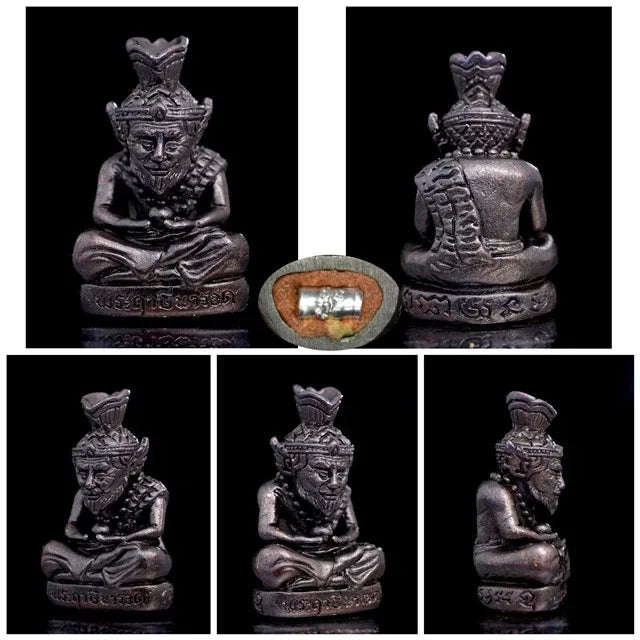 🔮 Borom Kru Pu Lersi Narot (The Great Hermit Master) - 2024 Edition: Luang Pu Maen, Samnak Song Khao Chan – Master of Magic, Wealth & Protection