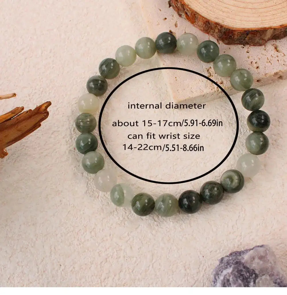 🍂 Unisex Stone Healing Bracelets – Fall-Inspired Healing Bangles | Ideal Holiday & Christmas Gift for Mom & Dad