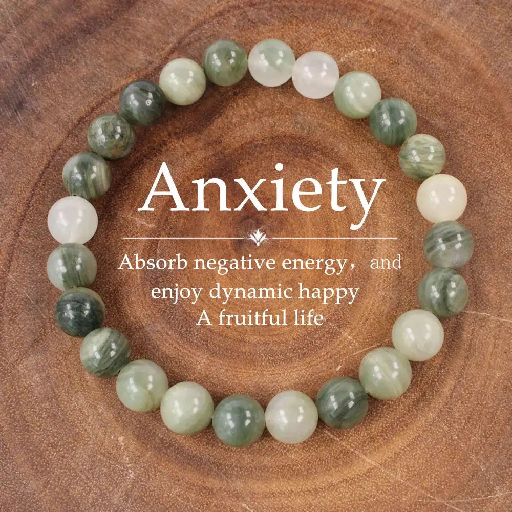 🍂 Unisex Stone Healing Bracelets – Fall-Inspired Healing Bangles | Ideal Holiday & Christmas Gift for Mom & Dad