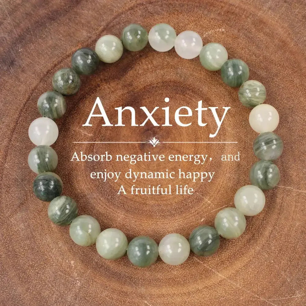 🍂 Unisex Stone Healing Bracelets – Fall-Inspired Healing Bangles | Ideal Holiday & Christmas Gift for Mom & Dad