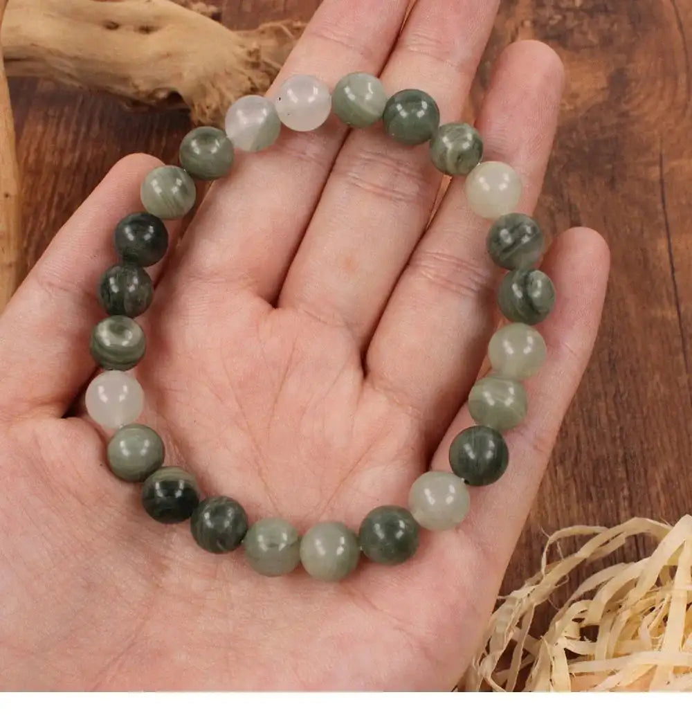 🍂 Unisex Stone Healing Bracelets – Fall-Inspired Healing Bangles | Ideal Holiday & Christmas Gift for Mom & Dad