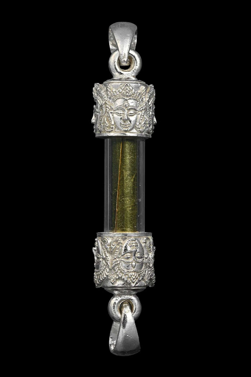 🪬Brahma Destiny “Divine Vision” Takrud – Guru Coin Silver Scroll Amulet (Silver Head) by Tu Chao Pu Wha Lhing Wirathayo