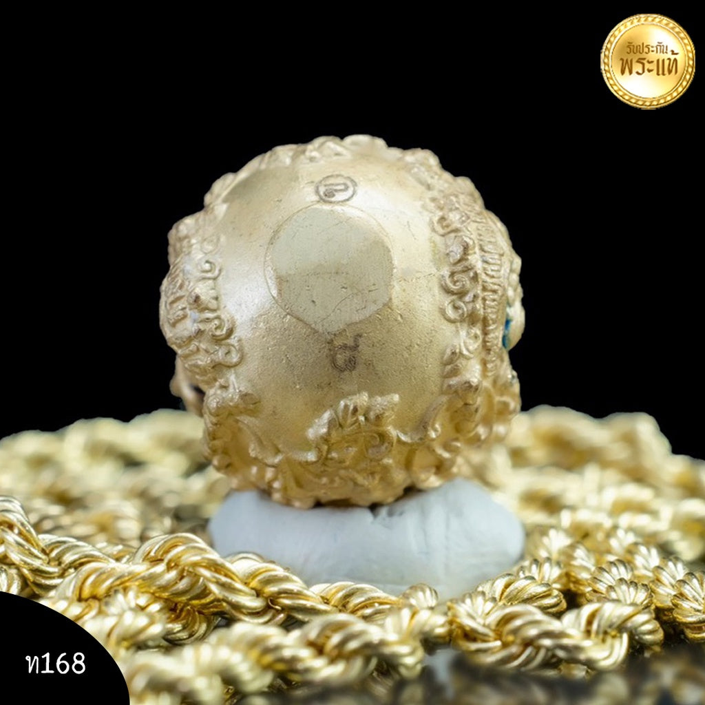 🎀 “Pink Wealth Gourd of Miracles” – Sacred Bronze Money Gourd Amulet featuring Luang Pu Thuad & Legendary Child Spirit from Sema Muang Temple (Nakhon Si Thammarat)