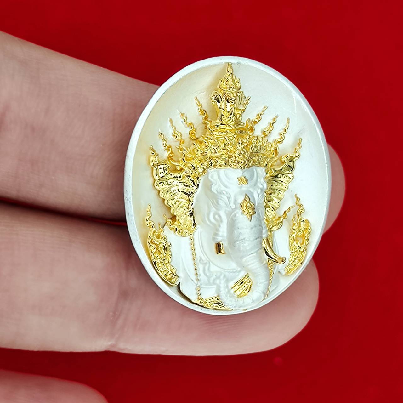 Invoke Prosperity, Success & Protection – Sacred Ganesh Amulet by Luang Por Srithep-Udon