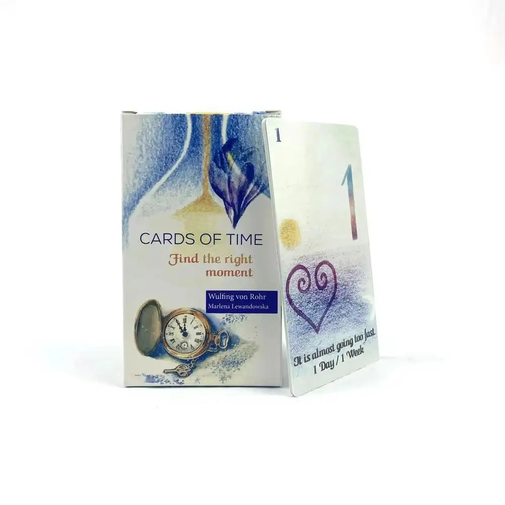 Cards of Time Oracle – Unique 33-Card Deck Offering Precise Timing and Life Rhythm Guidance with Spanish-English Instructions