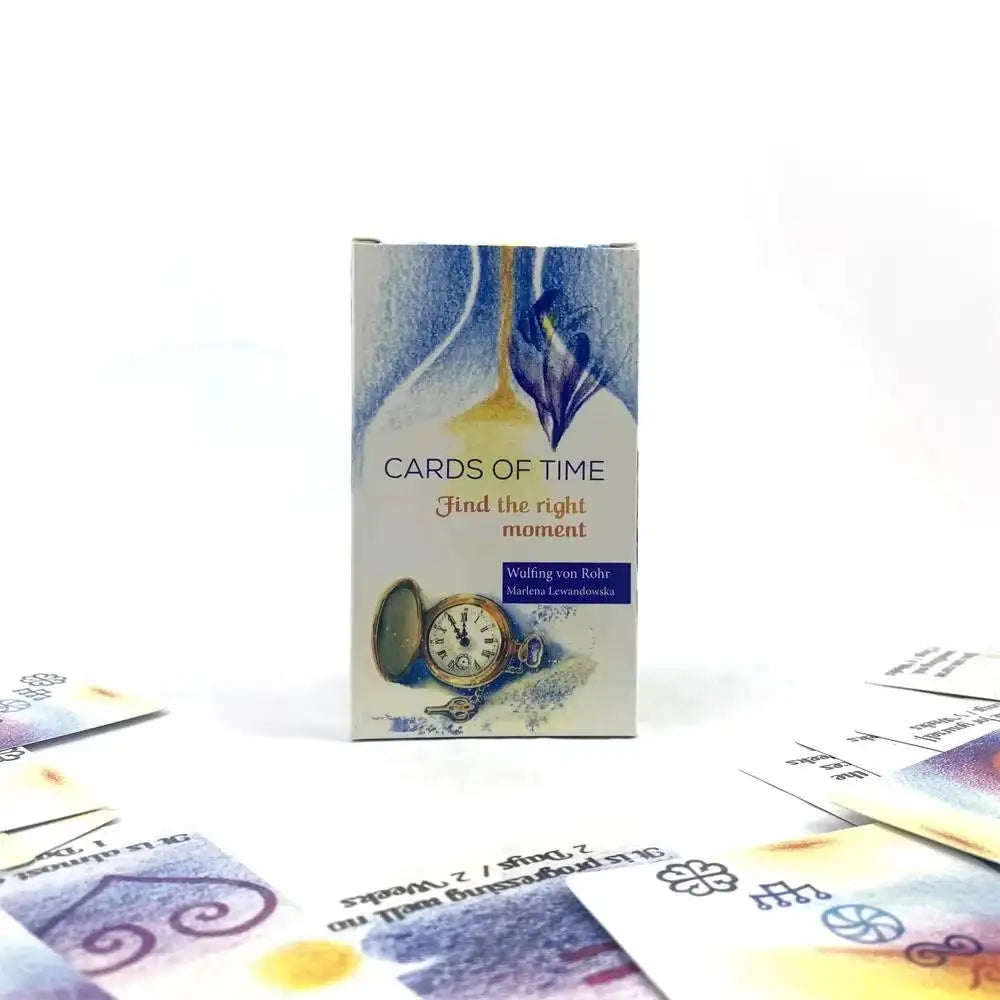 Cards of Time Oracle – Unique 33-Card Deck Offering Precise Timing and Life Rhythm Guidance with Spanish-English Instructions