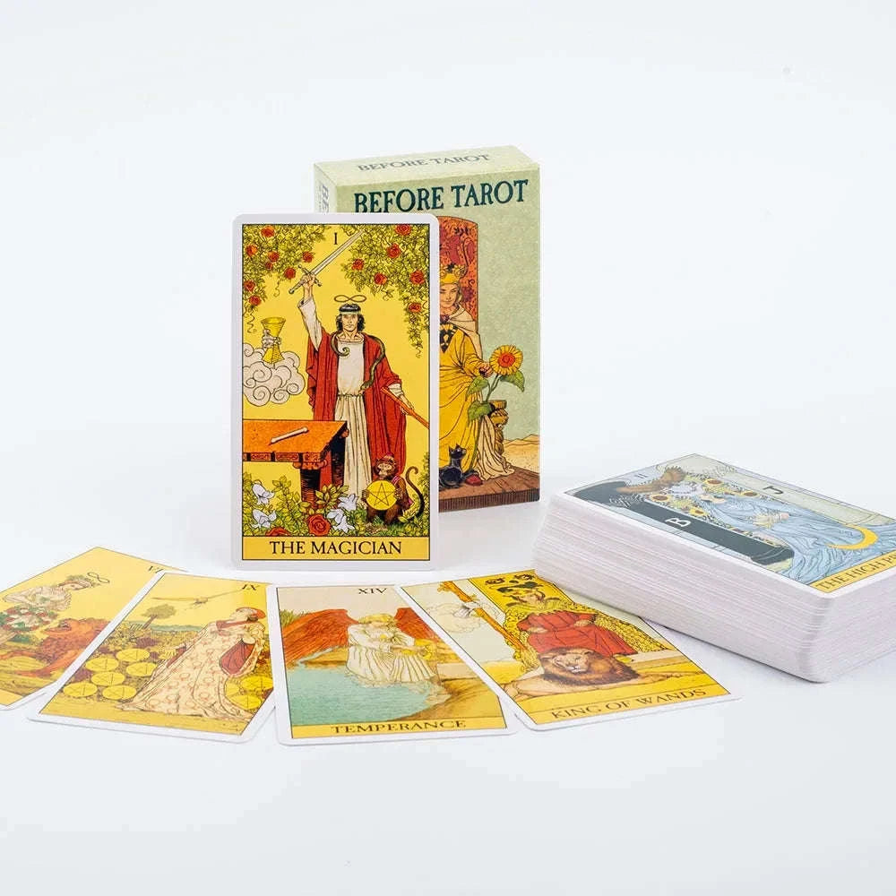 Cat Tarot Card Deck - 78 High-Quality Cards for Fun Fortune Telling and Family Gatherings TK15K