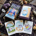 Caticorn Tarot Deck (78 Pcs Whimsical Watercolor Cat Edition) - Double-Embossed Rider-Waite-Smith Variant by Pamela Chen & Delphine Dion for Intuitive Readings & Cat Lovers Thai Blessing Co By RURUECHA