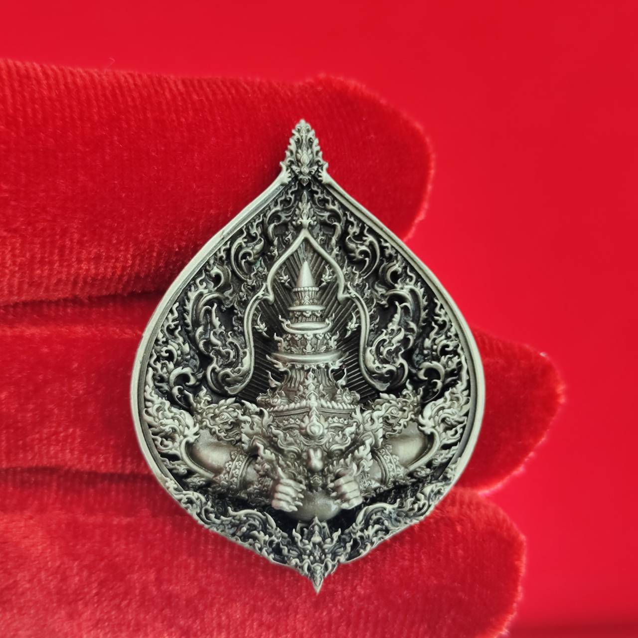 Sacred Rahu Amulet for Fortune, Success & Spiritual Protection
