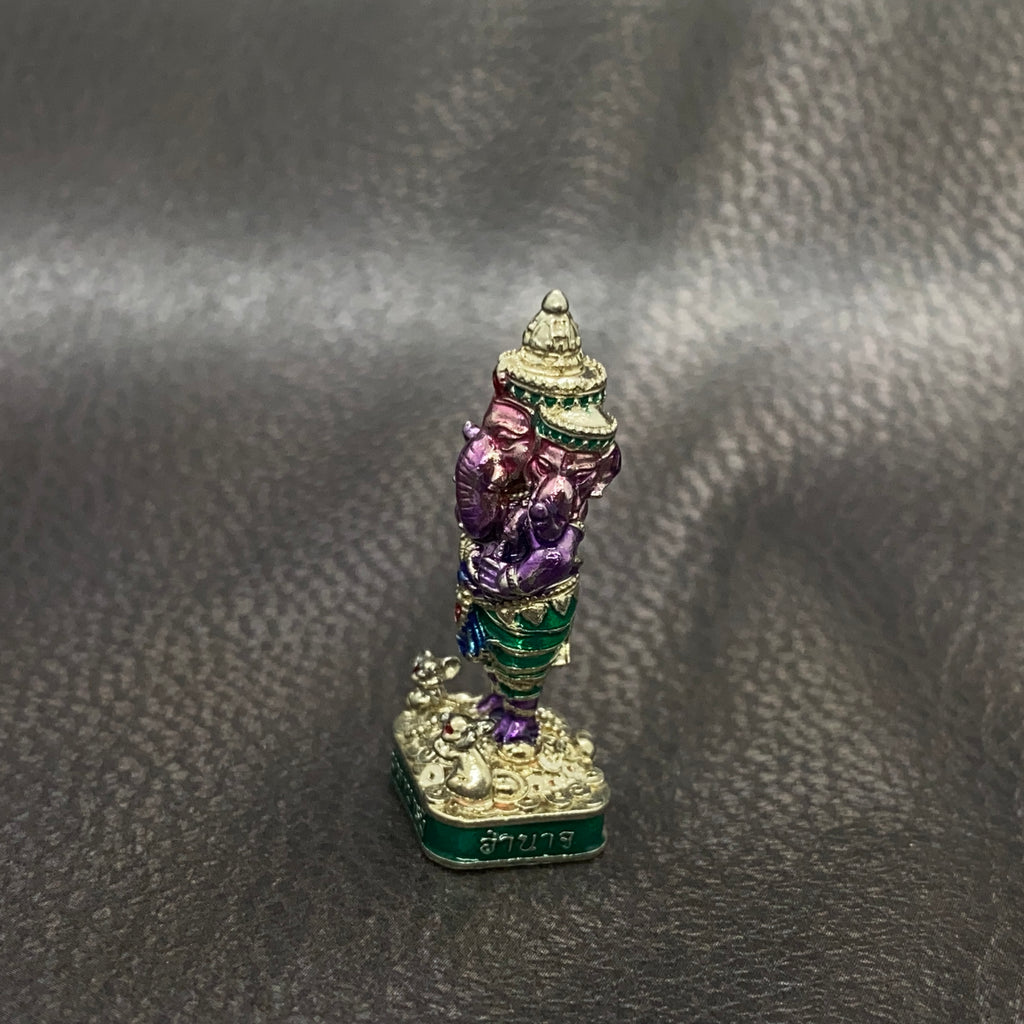 Ganesha 3-Headed Amulet – Maha Baramee Edition by Luang Pho Phat, Wat Huai Duan