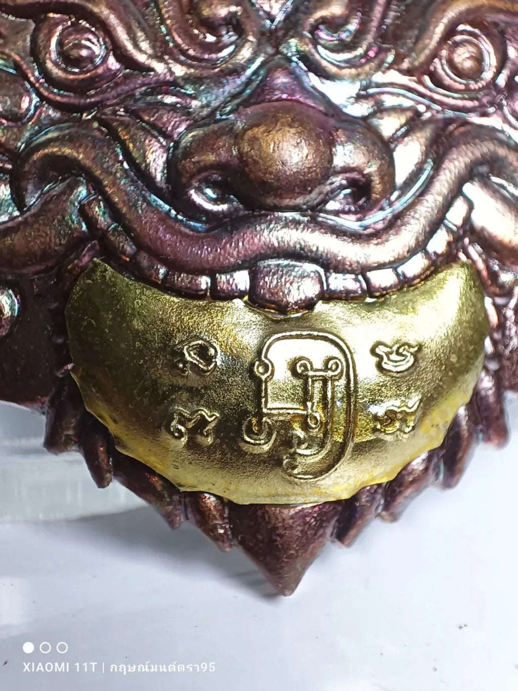 🌑🌈 Celestial Fortune: The Rahu Rainbow-Satta Wealth Talisman – Sacred Eclipse Mask Edition (Limited 399 Pcs) by Luang Pho Rak