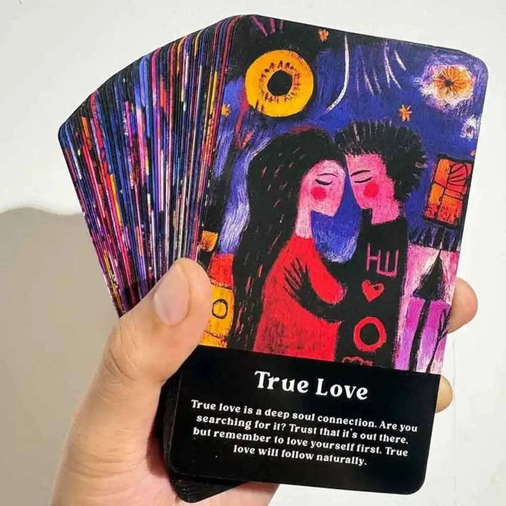 Celestial Insights Oracle Cards – 56-Piece Deck for Balance, Awakening & Spirit Guidance, Compact 12 x 7 cm