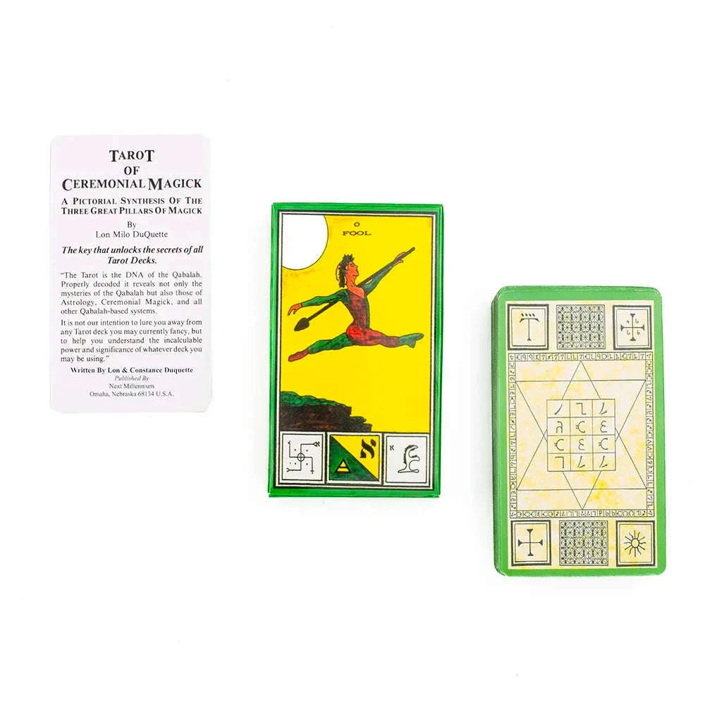 Ceremonial Magick Tarot Deck - 80 Cards, 3rd Edition, Game Size Tarot Cards