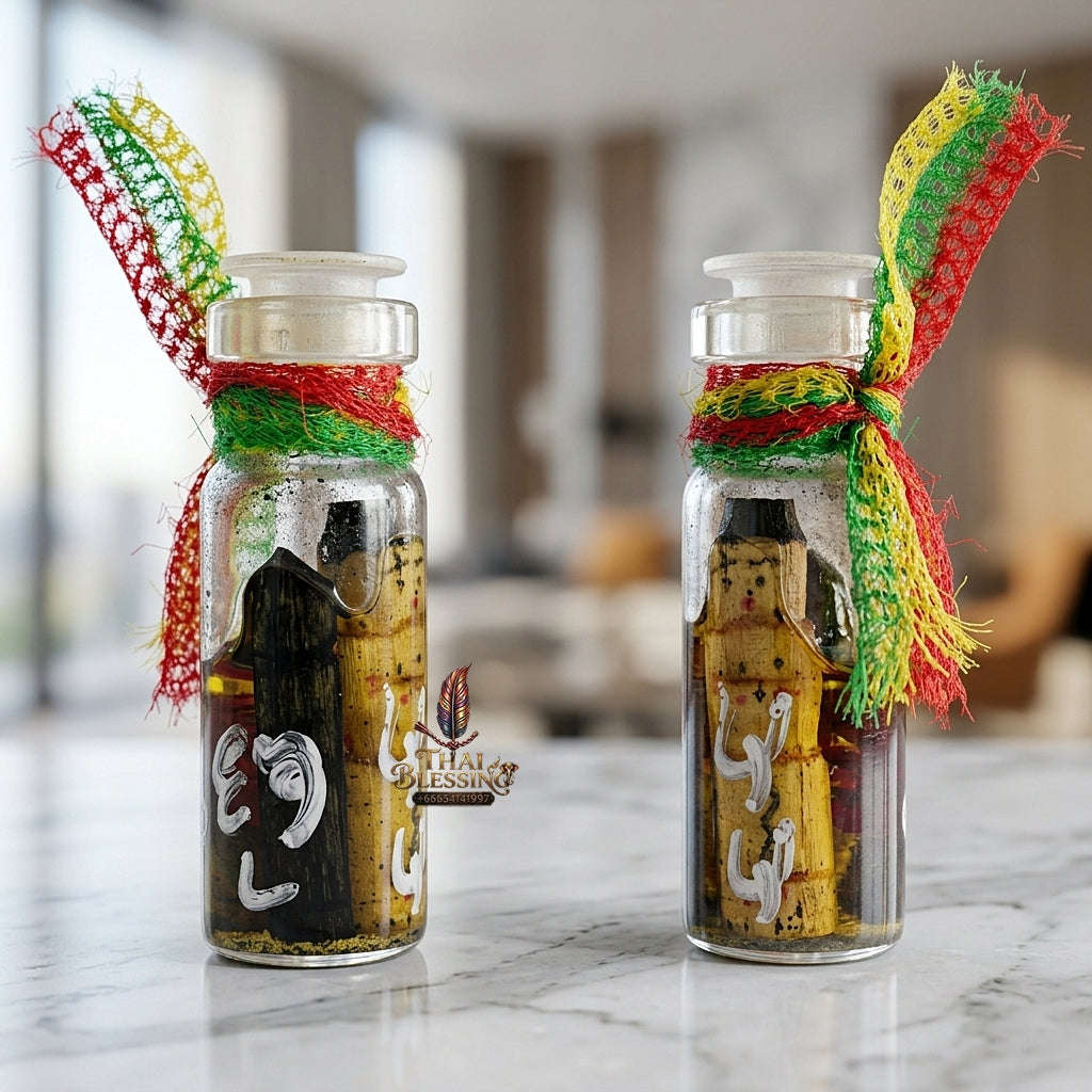 ✨ Chao Rak - Chao Yom Sud Hian (Fierce & Powerful Rak-Yom Spirit Bottle, Occult Oil Edition) - Ruesi Somdet (Kruba Dech)