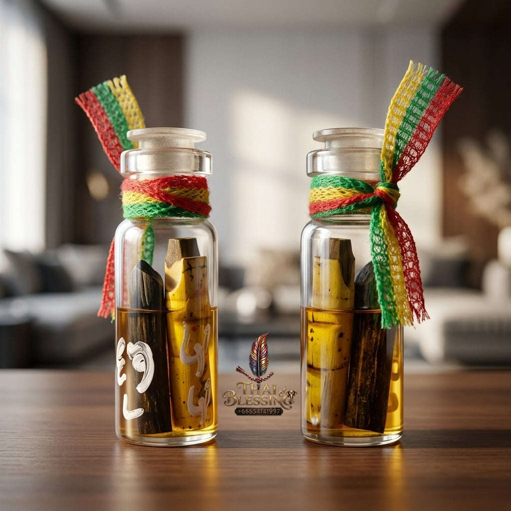 ✨ Chao Rak - Chao Yom Sud Hian (Fierce & Powerful Rak-Yom Spirit Bottle, Occult Oil Edition) - Ruesi Somdet (Kruba Dech)